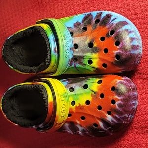 Kids Tie-dye Crocs